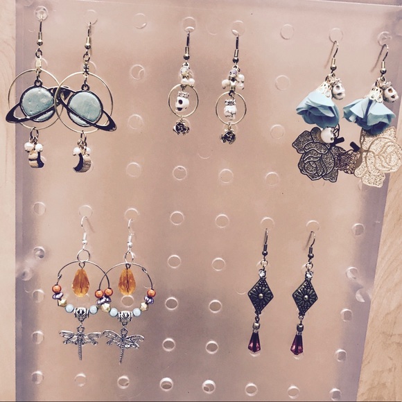 Rustic Charm Handcrafted Earrings - Picture 3 of 3